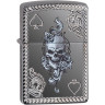 Zippo Armor 29666 Black Ice — орнамент «туз пик»