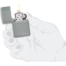 Зажигалка ZIPPO CLASSIC FLAT GREY 49452ZL