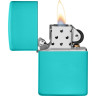 Зажигалка ZIPPO CLASSIC FLAT TURQUOISE 49454