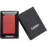 Зажигалка Zippo Classic 233, красная матовая